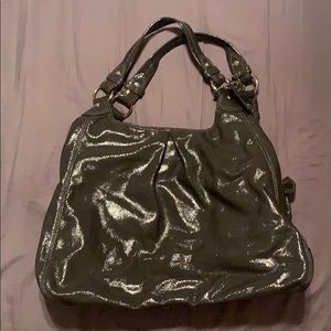 REAL Grey Coach hobo bag